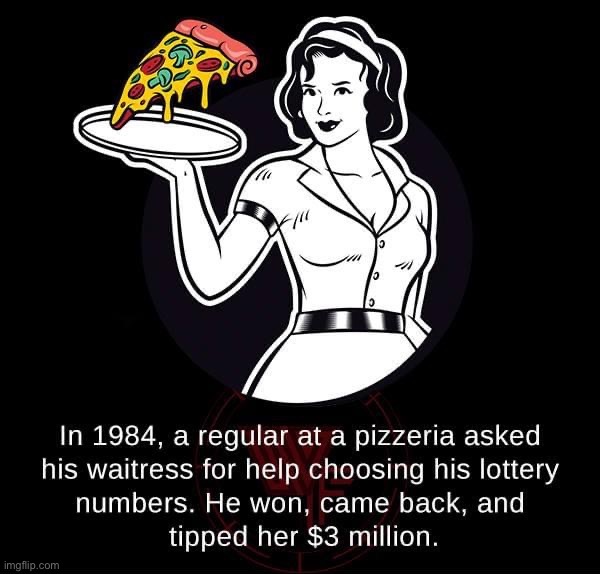 Not bad | image tagged in waitress lottery,lottery,waitress,repost,lucky | made w/ Imgflip meme maker