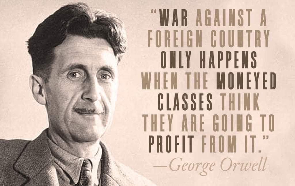 High Quality George Orwell war quote Blank Meme Template