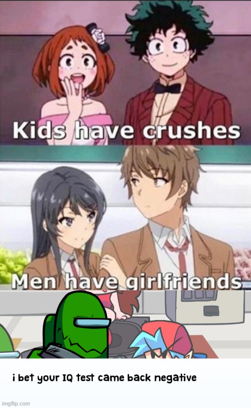 image tagged in kids have crushes,negative | made w/ Imgflip meme maker
