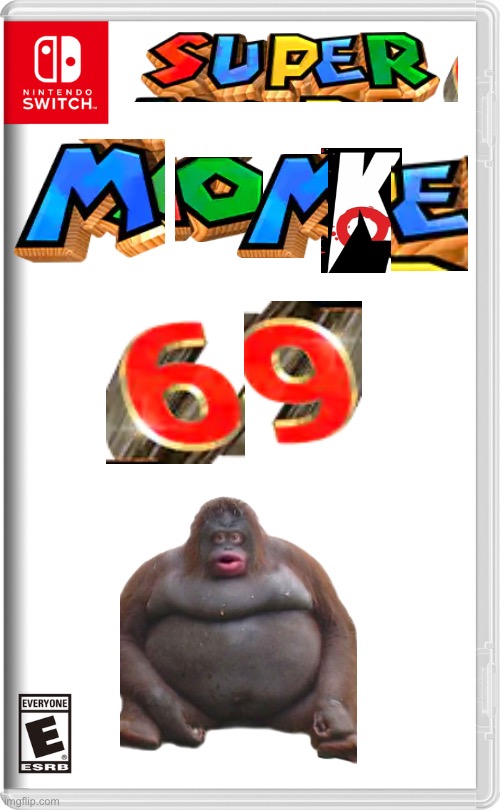 super monke 69 | image tagged in nintendo switch,monke | made w/ Imgflip meme maker