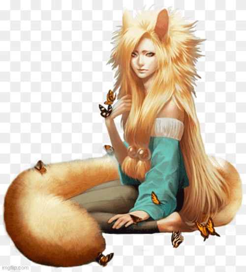 fox girl | image tagged in fox girl | made w/ Imgflip meme maker