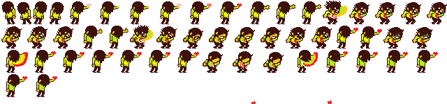 Kris sprite sheet 4 Meme Template