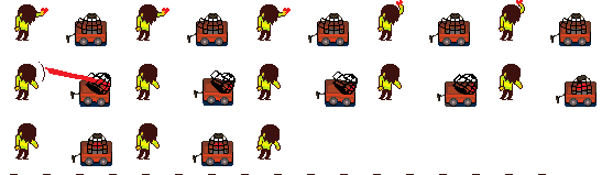 Kris sprite sheet 5 Meme Template