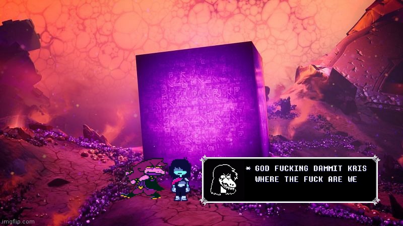 Kris and Susie in the Sideways from Fortnite | made w/ Imgflip meme maker