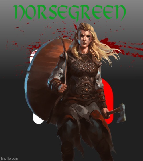 Norsegreen Art | image tagged in black background,imgflip,art | made w/ Imgflip meme maker
