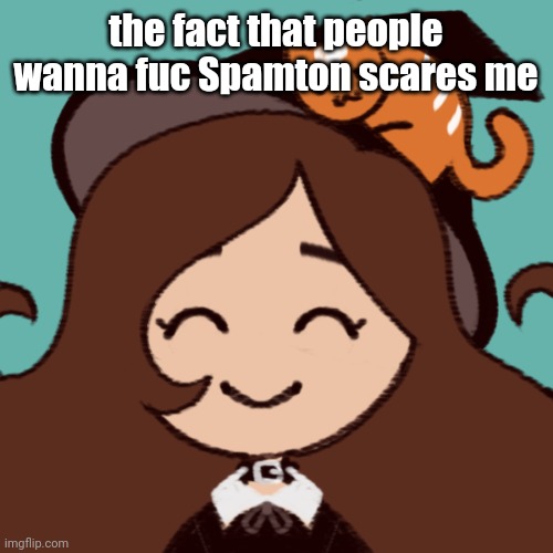 Spoooky Month :D | the fact that people wanna fuc Spamton scares me | image tagged in spoooky month d | made w/ Imgflip meme maker