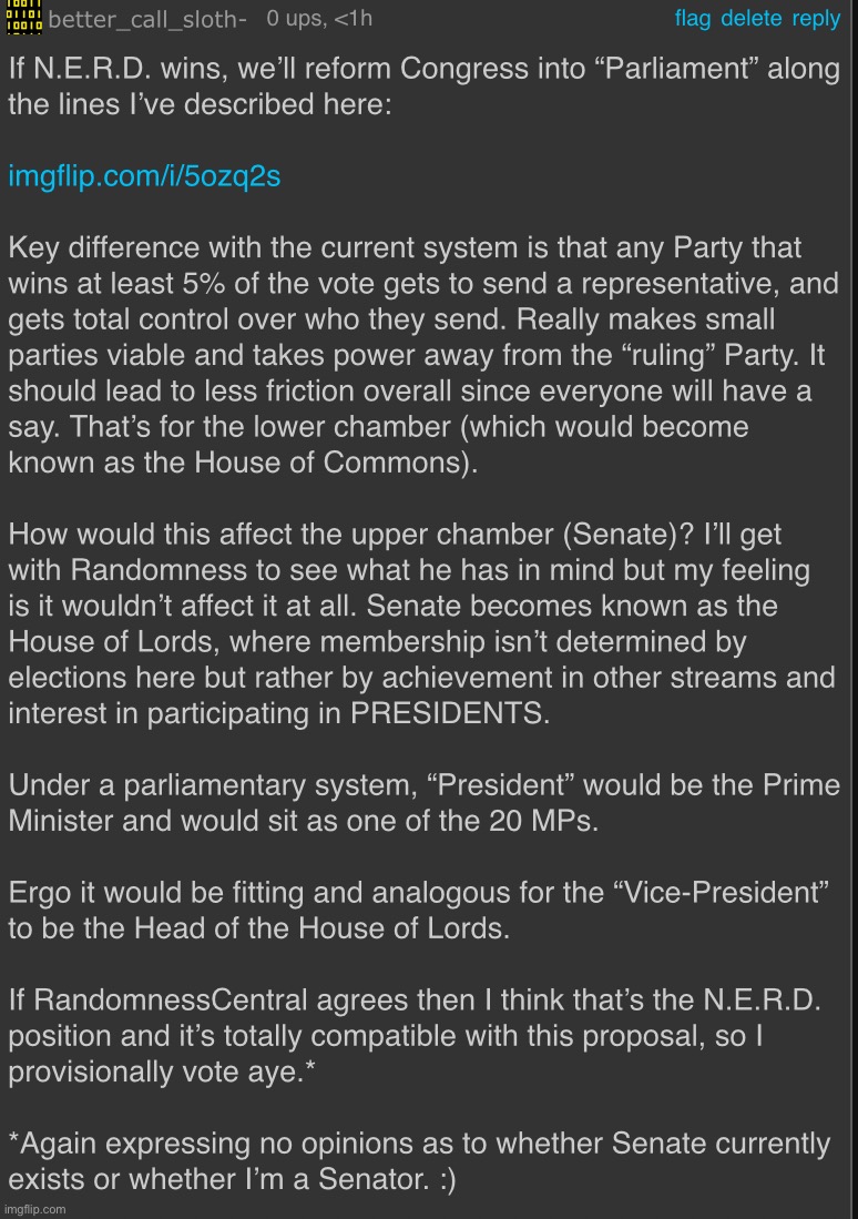 Nerd party parliament proposal | image tagged in nerd party parliament proposal | made w/ Imgflip meme maker