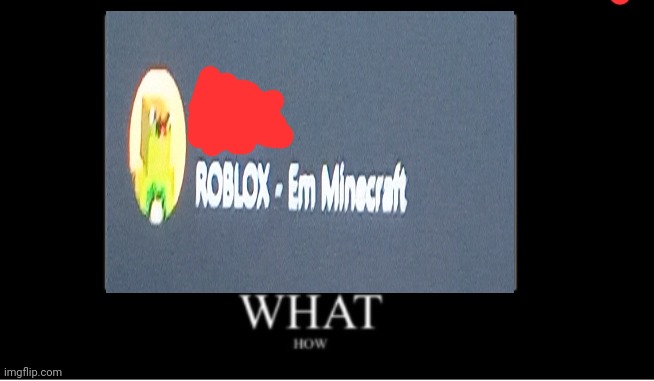 Roblox In Minecraft?? | image tagged in what,how,what am i doing with my life | made w/ Imgflip meme maker