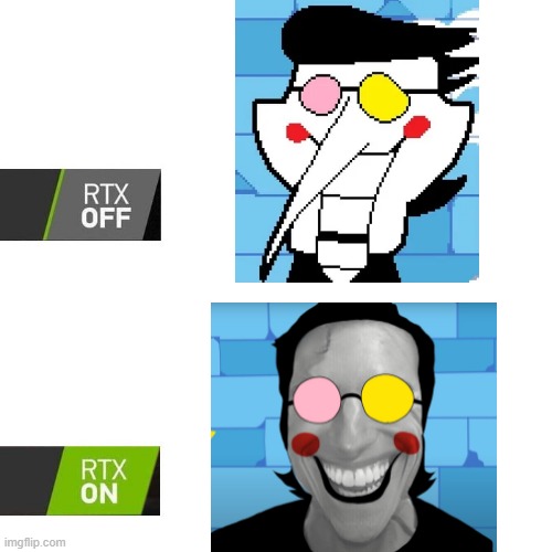 rtx spamton | image tagged in rtx,undertale,deltarune,sus | made w/ Imgflip meme maker
