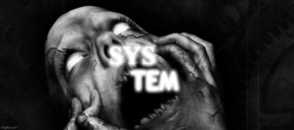 System banner | SYS; TEM | image tagged in banner,memes | made w/ Imgflip meme maker
