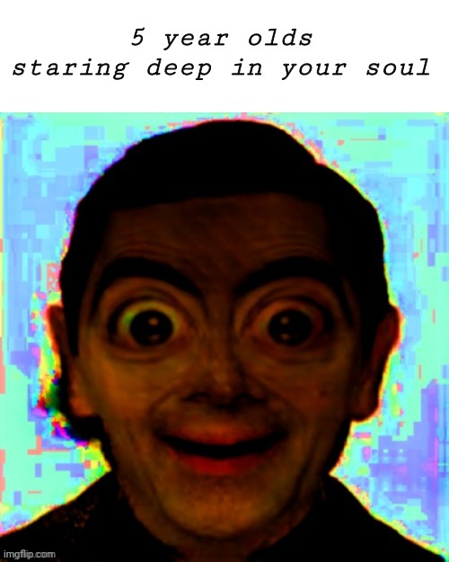 5 year olds staring deep in your soul | made w/ Imgflip meme maker