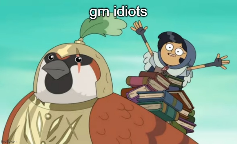 oh wow dead stream | gm idiots | image tagged in funny hoodie girl | made w/ Imgflip meme maker