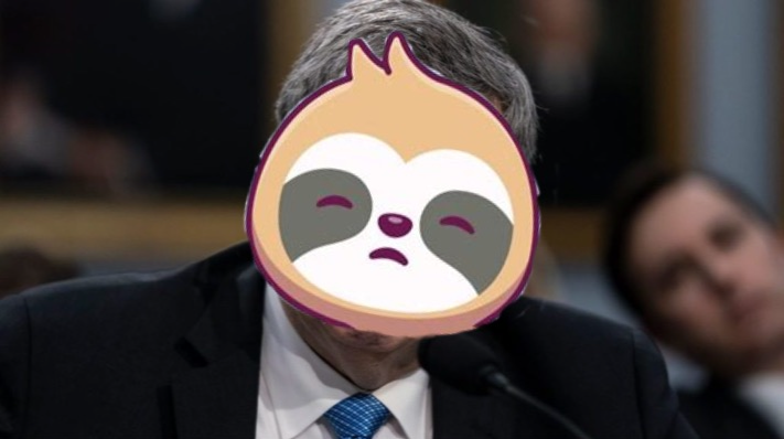 High Quality Sloth lawyer Blank Meme Template