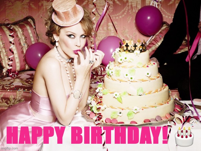 Kylie Happy Birthday cake Blank Meme Template