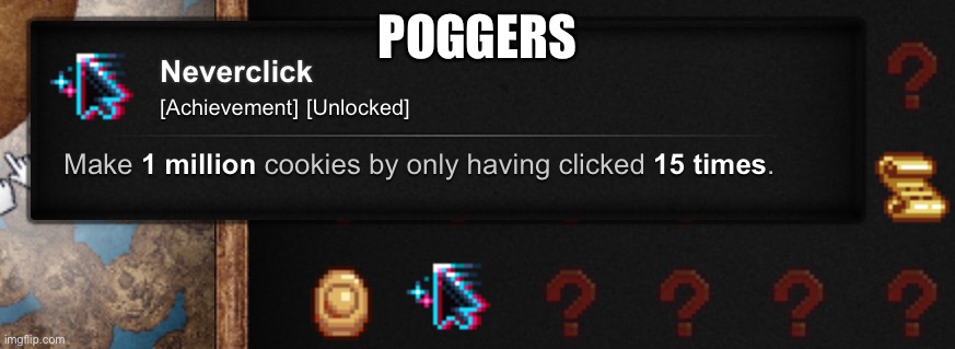 Neverclick | POGGERS | image tagged in poggers | made w/ Imgflip meme maker