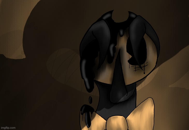 some old artwork | image tagged in bendy,and,beast bendy | made w/ Imgflip meme maker