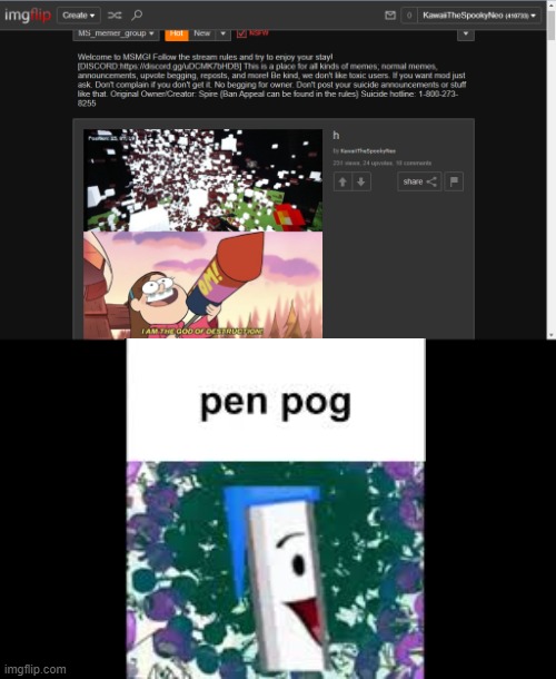 oh wow, i got front page | made w/ Imgflip meme maker