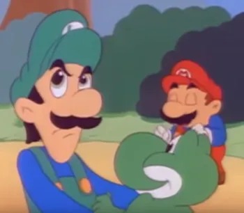 Luigi is done Blank Meme Template