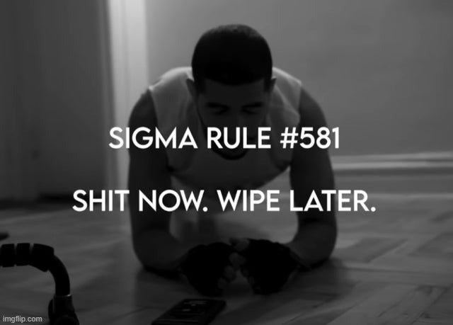 sigma rule | made w/ Imgflip meme maker
