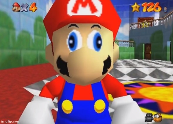 Supa Mario 64 | image tagged in supa mario 64 | made w/ Imgflip meme maker