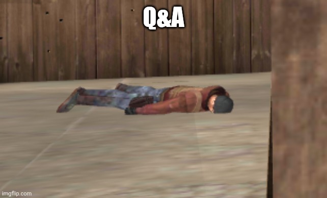 dead | Q&A | image tagged in dead | made w/ Imgflip meme maker