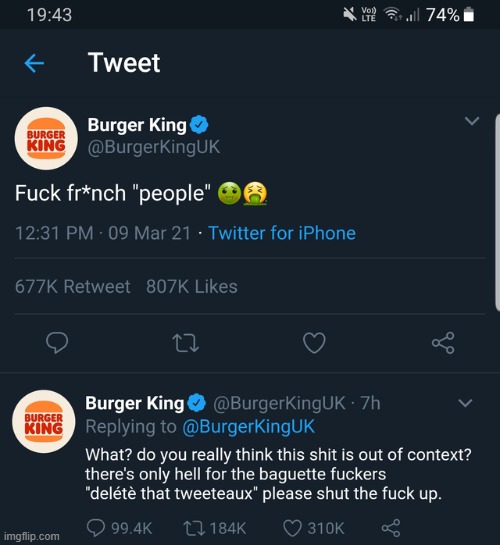 burger king is pissed | made w/ Imgflip meme maker