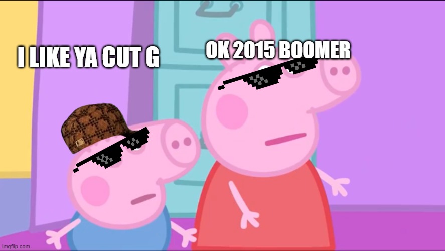 stord | OK 2015 BOOMER; I LIKE YA CUT G | image tagged in e g | made w/ Imgflip meme maker