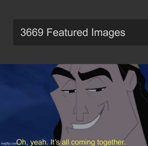 :P | image tagged in it's all coming together | made w/ Imgflip meme maker