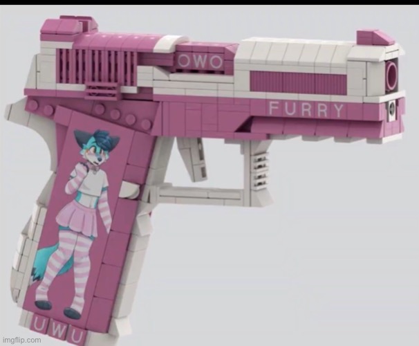 Furry gun, Shoot at a person to turn them into a furry! (not sure if this is nsfw so to be safe it’s on) | image tagged in furries,guns,owo | made w/ Imgflip meme maker