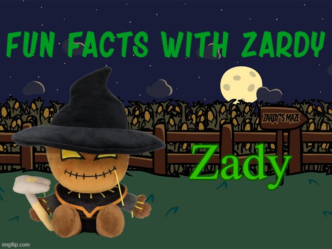 Fun Facts With Zardy | Zady | image tagged in fun facts with zardy | made w/ Imgflip meme maker