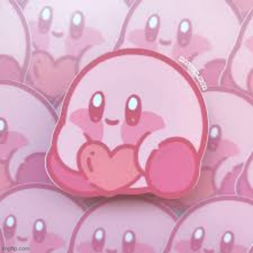 love kirb | image tagged in love kirb | made w/ Imgflip meme maker