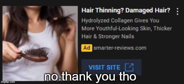 no.thank you tho | made w/ Imgflip meme maker