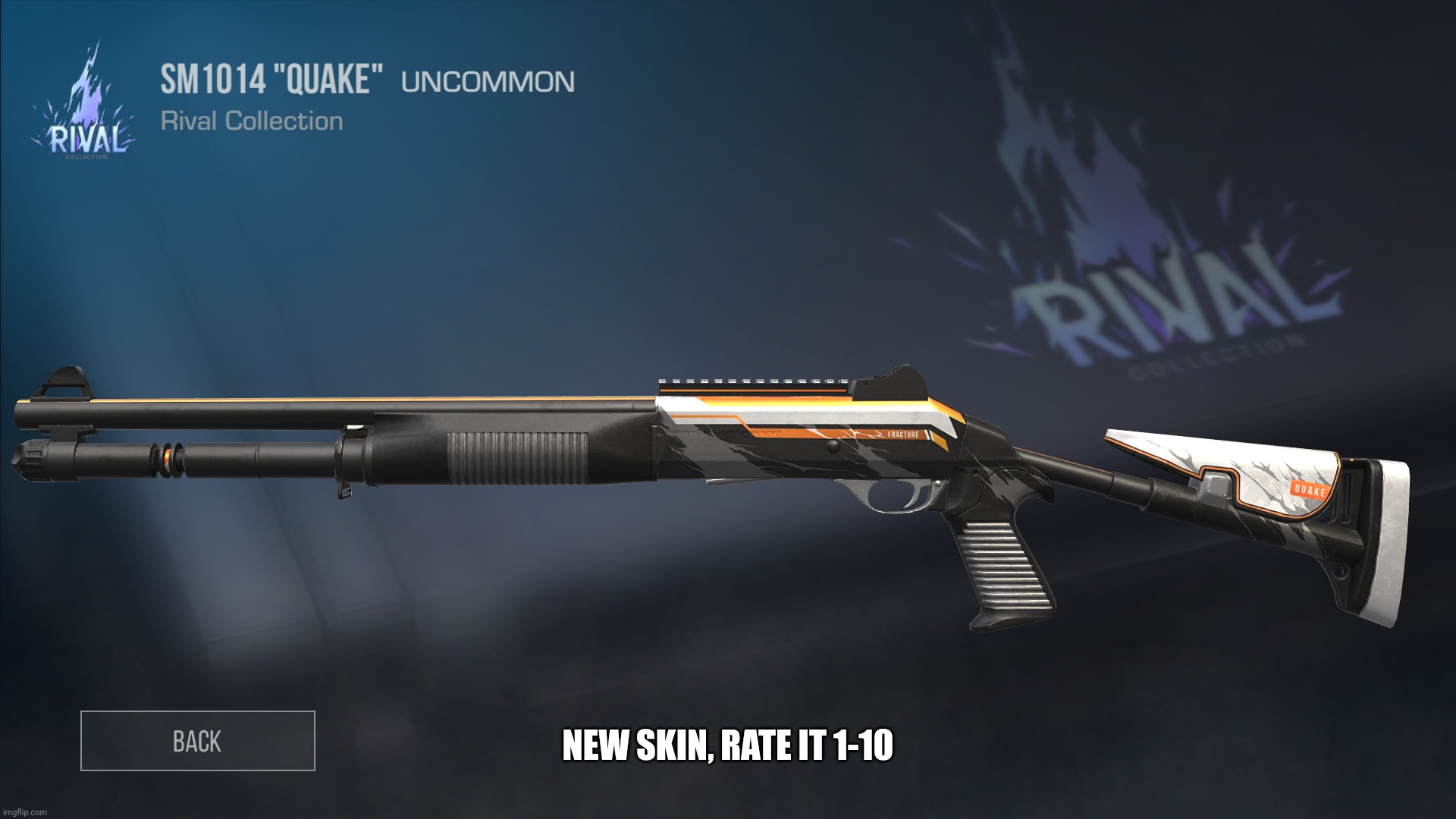 NEW SKIN, RATE IT 1-10 | made w/ Imgflip meme maker