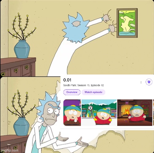 thanks rick | image tagged in rick rips wallpaper,south park | made w/ Imgflip meme maker