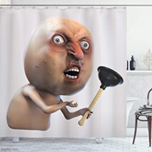 shower curtin | made w/ Imgflip meme maker