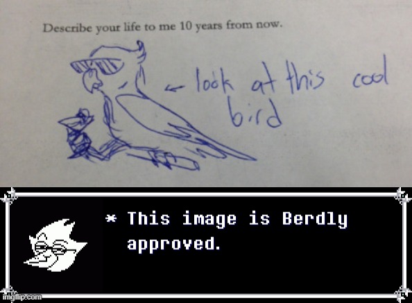 image tagged in deltarune,funny test answers | made w/ Imgflip meme maker