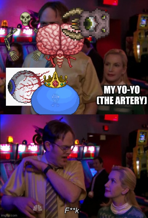 For my fellow Terraria Fans... | MY YO-YO (THE ARTERY) | image tagged in terraria | made w/ Imgflip meme maker