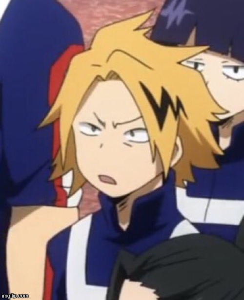 Confused denki | image tagged in confused denki | made w/ Imgflip meme maker