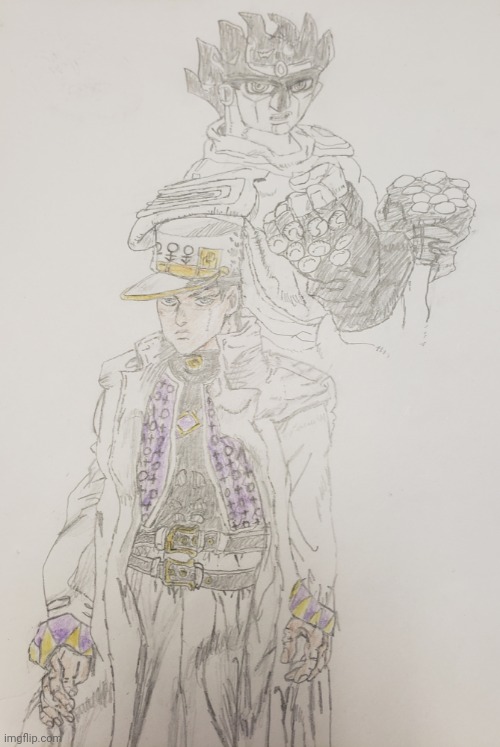 Jotaro Kujo (Part 4) (WIP #2) | made w/ Imgflip meme maker