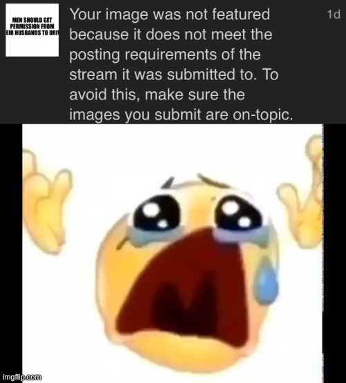 Crying cursed emoji looking at phone Meme Generator - Imgflip
