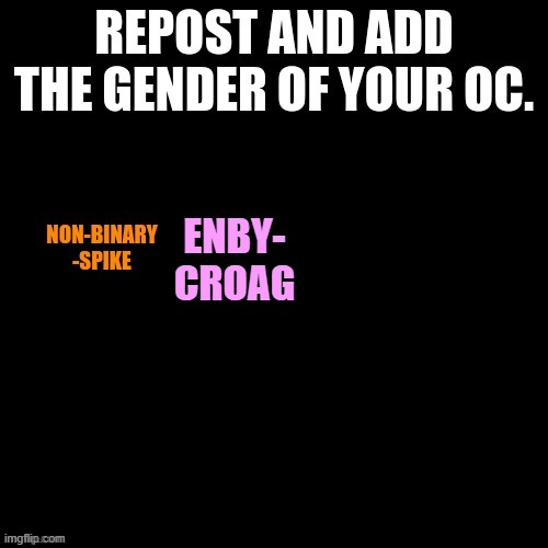 ENBY- CROAG | made w/ Imgflip meme maker