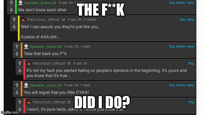 Ummmm | THE F**K; DID I DO? | image tagged in blank white template,blank transparent square,oh wow are you actually reading these tags | made w/ Imgflip meme maker