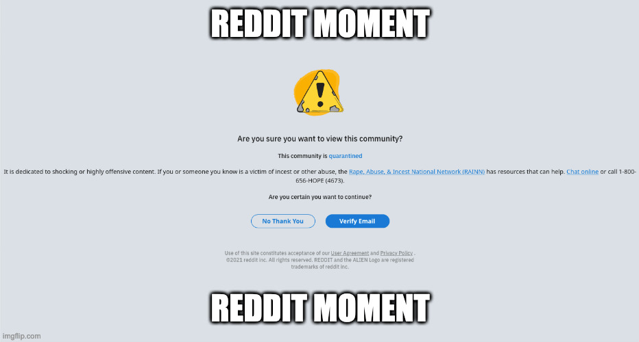 Reddit Moment (circa 2021) | REDDIT MOMENT; REDDIT MOMENT | image tagged in reddit,scumbag redditor,shitpost,fun,memes | made w/ Imgflip meme maker