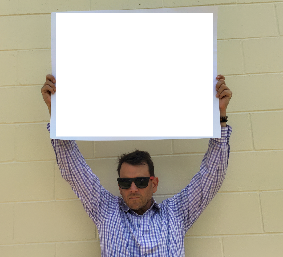 High Quality DESO Guy with a Sign Blank Meme Template