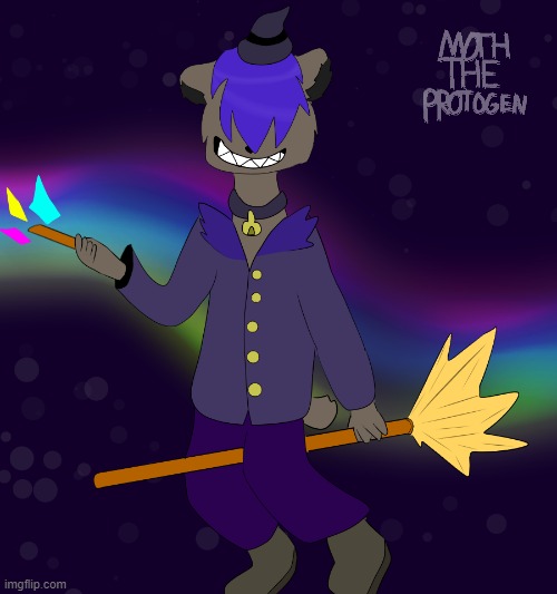 Furry Witch Boy | image tagged in furry,witch,art,drawings,magic | made w/ Imgflip meme maker