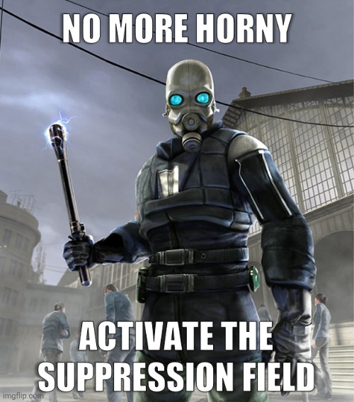 No more horny | image tagged in no more horny | made w/ Imgflip meme maker