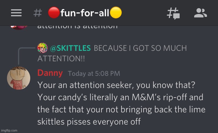 Meanwhile in the M&M’s discord server | made w/ Imgflip meme maker