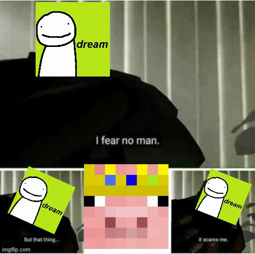 Dream only fears techoblade | image tagged in memes | made w/ Imgflip meme maker