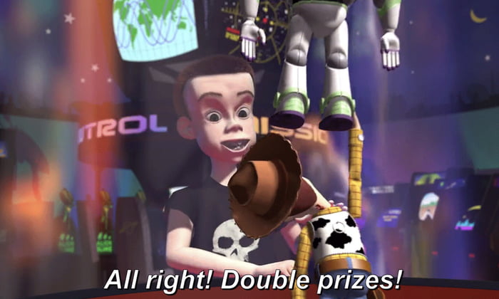 High Quality Double prizes! Blank Meme Template