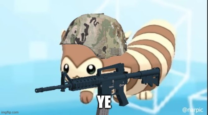 furret army | YE | image tagged in furret army | made w/ Imgflip meme maker